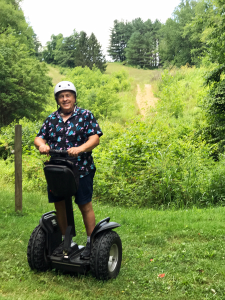Lee Duquette on the Segway